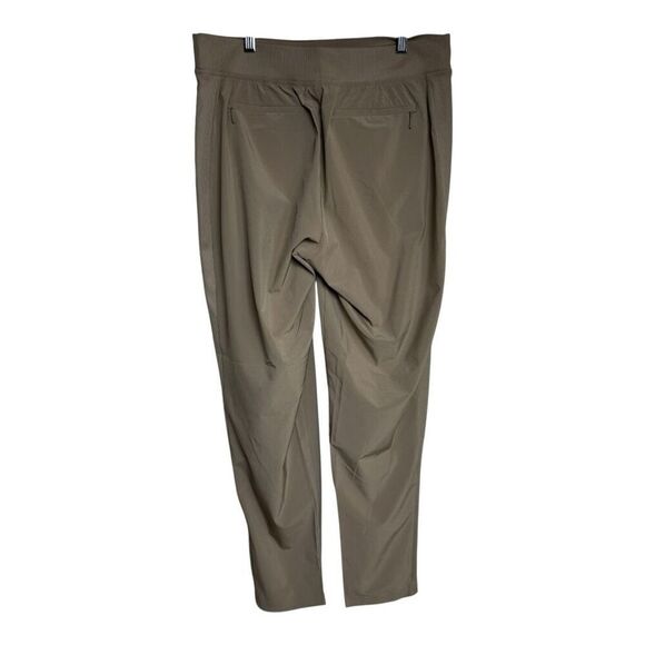 Athleta Brooklyn Mid Rise Ankle Pant size 10 khaki - Picture 3 of 8